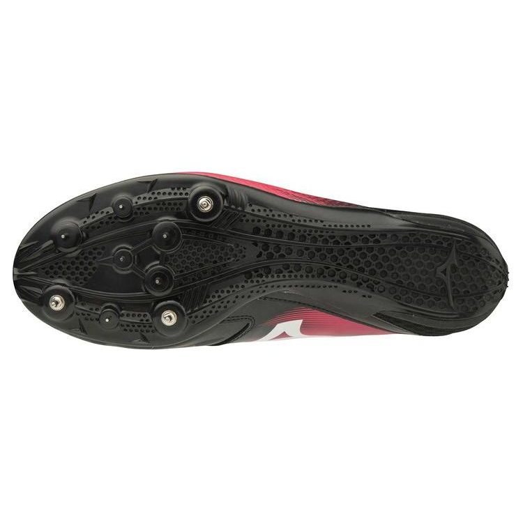Mizuno Unisex Low Top Red Black Running Shoes Comfort Versatile Shock Absorbing Wear Resistant U1GA201560