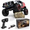 MJXRC H12P 1:12 4WD Radio-Controlled Crawler, Brushless Motor, Alloy Body, Metal Driveshafts, 45-Minute Run Time, Bronco Baja 1000, Officially License