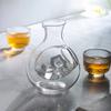 Japanese Crystal Glass Ice Wine Decanter Home Use Hole Design Sake Carafe Hamster Pot Cold Brew Coffee Maker