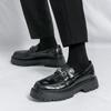 Fashion Fashion Office Shoes for Men Casual Leather Business Shoes Thick Bottom Walking Loafers Flat Designer Driving Outdoor Shoes 2025