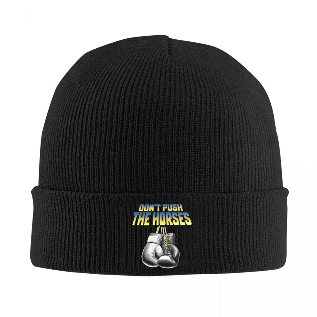Dont Push The Horses Warm Knitted Cap Winter Knit Bonnet Hat Skullies Beanies Hip Hop Caps for Unisex