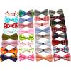 50pcs/lot Christmas Pet Bow Kitten Puppy Collar Flower Wearable Xmas Bow Ties for Dogs Cat Accessories