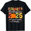 Familj Thanksgiving 2025 Thanksgiving Crew Turkiet Matchande T-shirt(2)