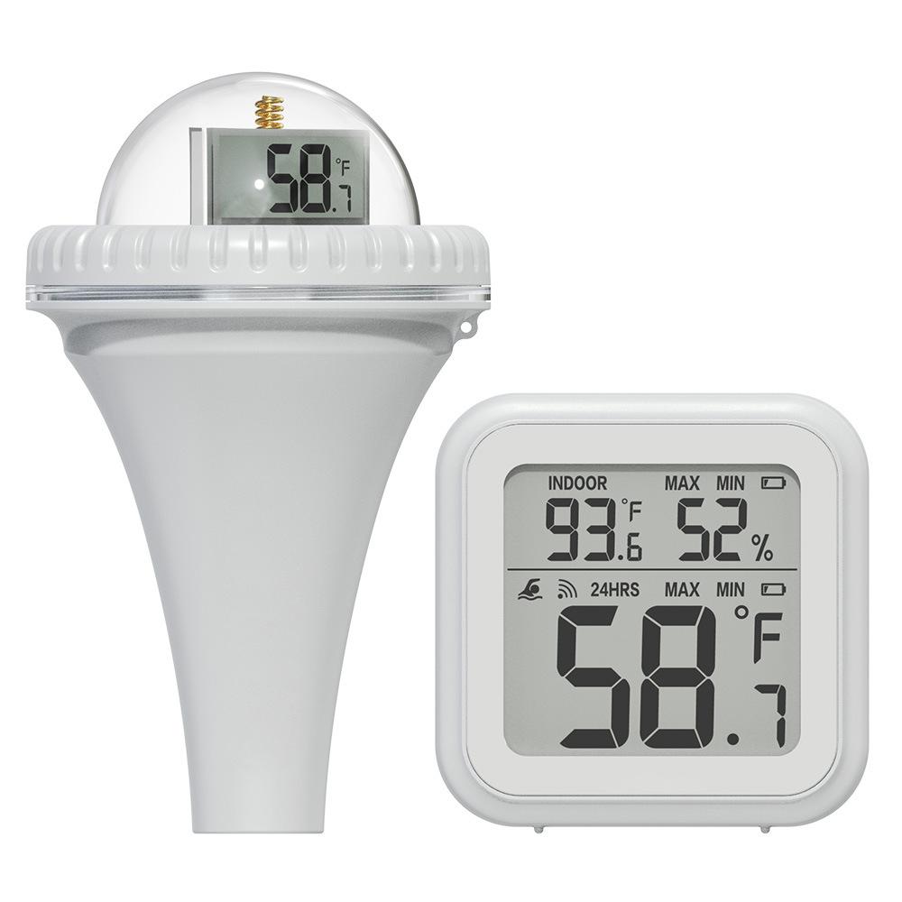 Pool Thermometer ing sy Rd Digital Pool Temperature Thermometers Wireless 12H/24 Mode ing Thermometer for Ice Bath/Hot Tub/Fish - 197ft
