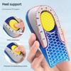 Silicone Height Increase Insoles for Men Women Elastic Heightening Increase Templates Gel Insoles for Shoes Heel Lift Shoe Sole