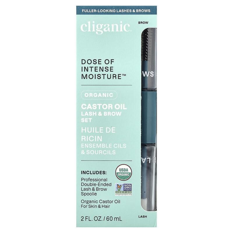 Dose of Intense Moisture™, Organic Castor Oil, Lash & Brow Set, 2 fl oz (60 ml)