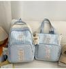 Schoolbag Girl Small Fresh Junior High School Student Schoolbag Ins Style Pattern Cute Lightweight Campus Backpack Versatile Tutoring Bag