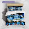 Man City Player Pattern Bedding Home Decoration Birthday Gift ( 1 duvet cover + 2 pillowcase, without core),fan merchandise.