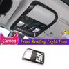 ABS Carbon Fiber Front Reading Light Trim Cover For Chevrolet Equinox 2018-2024