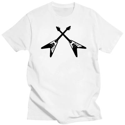 Guitar T-Shirts Flying Guitarist Musicians Music Rock Clothing Electric Tshirt Men Fashion Cartoon Character Fitness