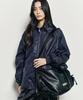 Nick&Nicole Crystal Shirring Square Shoulder Bag_Black