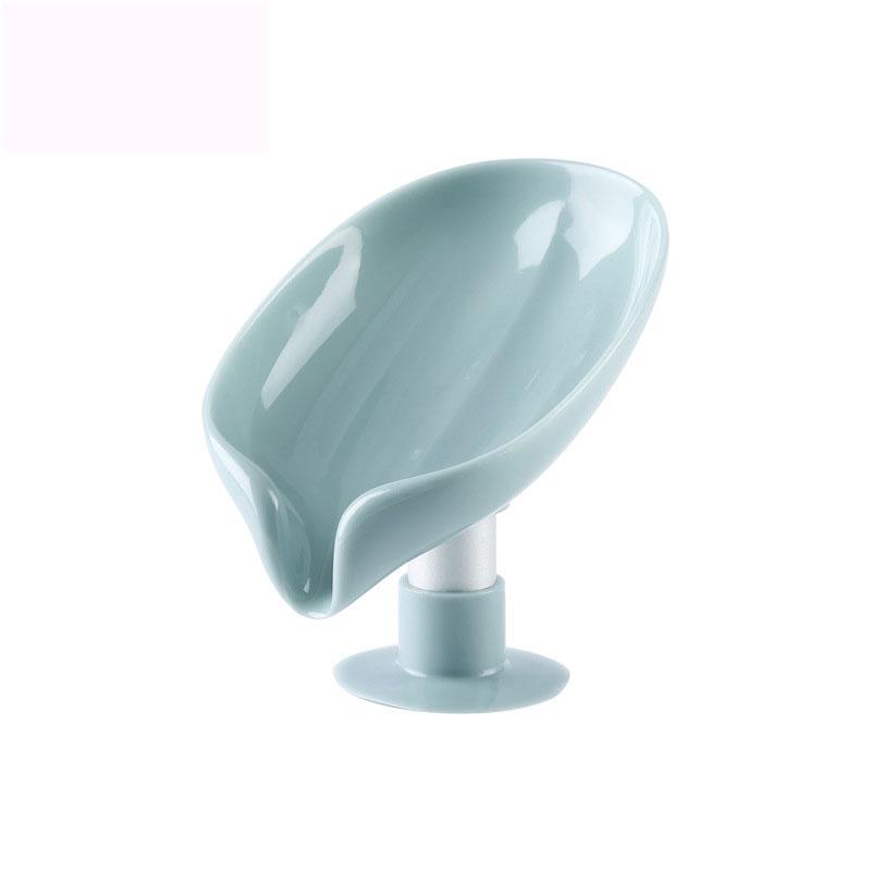 

Leaf Shape Soap Box Drain Soap Holder Box Kitchen Bathroom Accessories Suction Cup Soap Dish Tray Soap Dish Storage Box Tool
