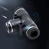 6/8/10mm Pneumatic Pipe Slip-lock Quick Connectors Straight Elbow Tee Y-shape 3-way Garden Lawn Misting Cooling Joints 3/10Pcs