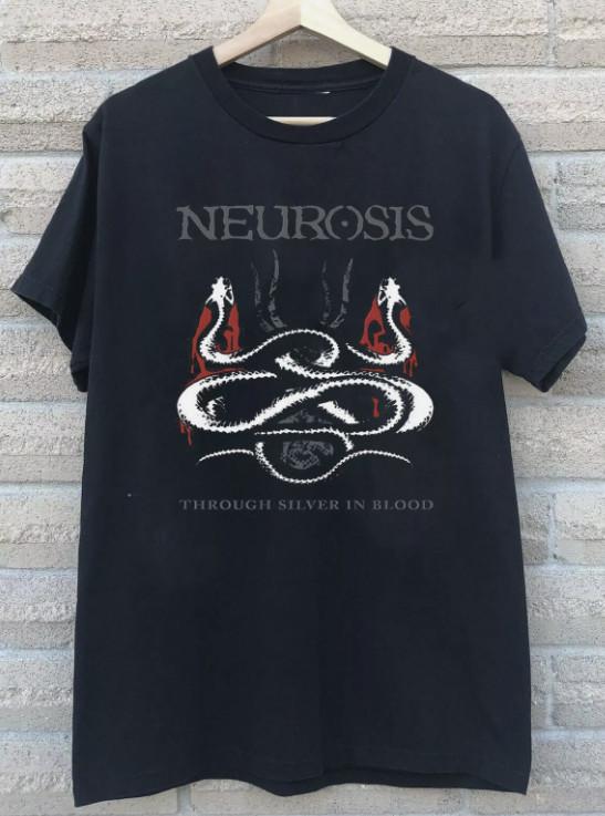 

Neurosis Band Through Silver in Blood Collection S to 5XL New T-shirt Unisex T-Shirt XXXXL