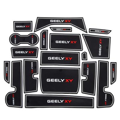 Anti-Slip Gate Slot Mat for Geely Tugella 2020 - 2023 Door Groove Pad Cup Holder Interior Accessories
