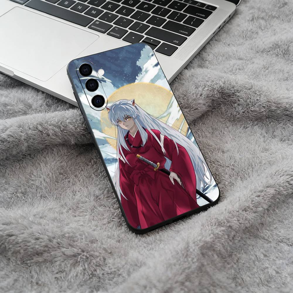 

Half-Demon -nuyasha Phone Case For Samsung Galaxy A73,A71 A72,A70,A53,A52,A51,Soft Silicone Black Cover Samsung a514g