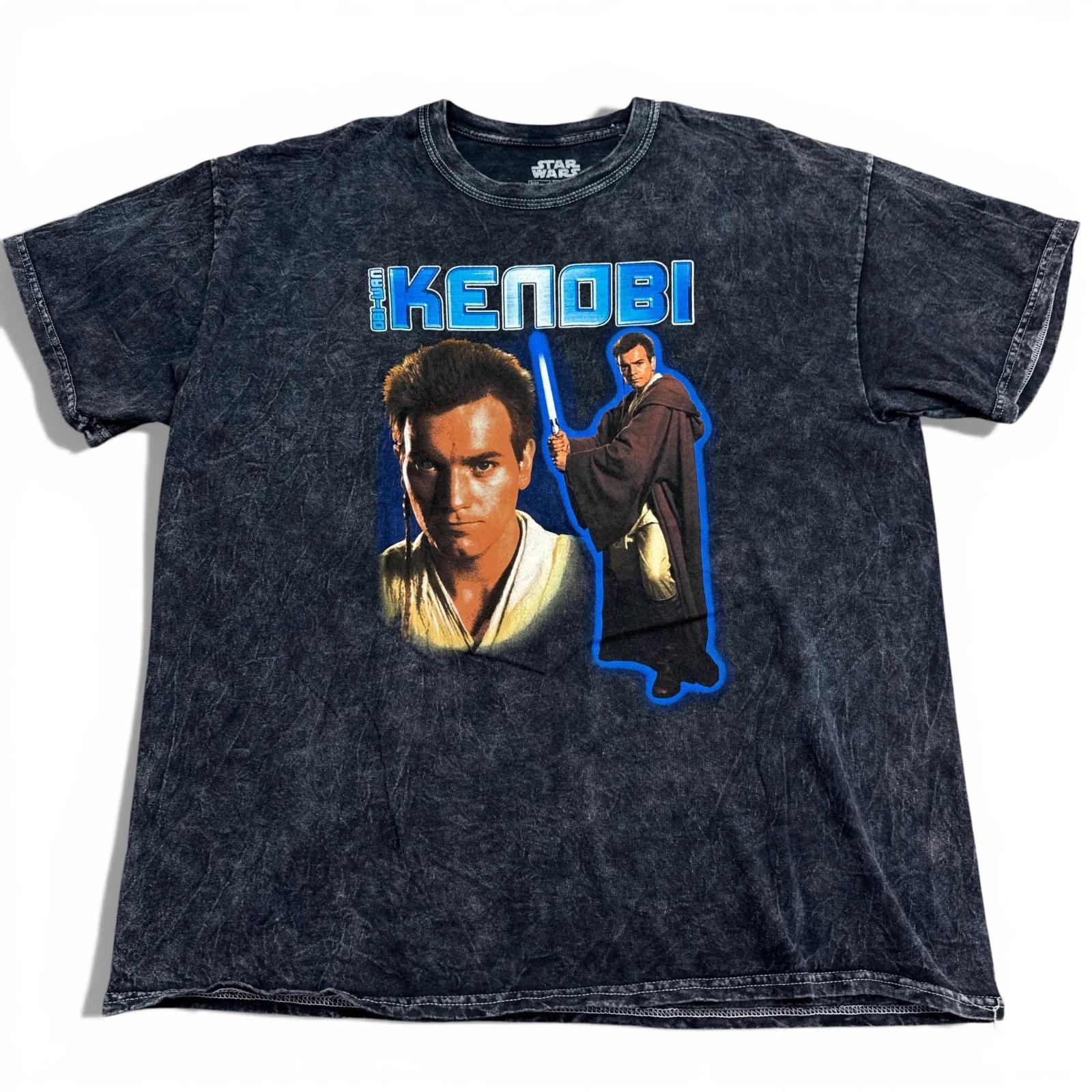 Star Wars Obi Wan Kenobi Vintage Style T Shirt Adult Size XL Retro Tee XL
