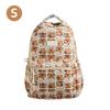 Cartoon Printed Capibala Backpack Cute Capybara Large-capacity Lightweight Burden-reduction Student Schoolbag Storage Bag