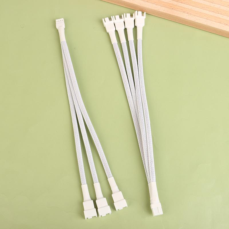 4 Pin 1 To 1/2/3/4 Motherboard CPU Fan Computer Case Fan Extension Adapter Cable PWM Female To 4 Pin Splitter Cable
