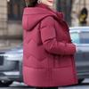 Winter Down Coats for Women Vintage Parkas Hooded Elegant Thick Warm Middle Age Women's Down Jackets Embroidery Outerwears