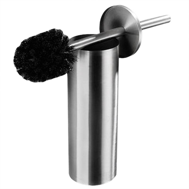 Modern Bathroom Toilet Scrubbers with Soft Dense Bristles Elegant Floor Standing Toilet Brush Long Service Bathroom Brush