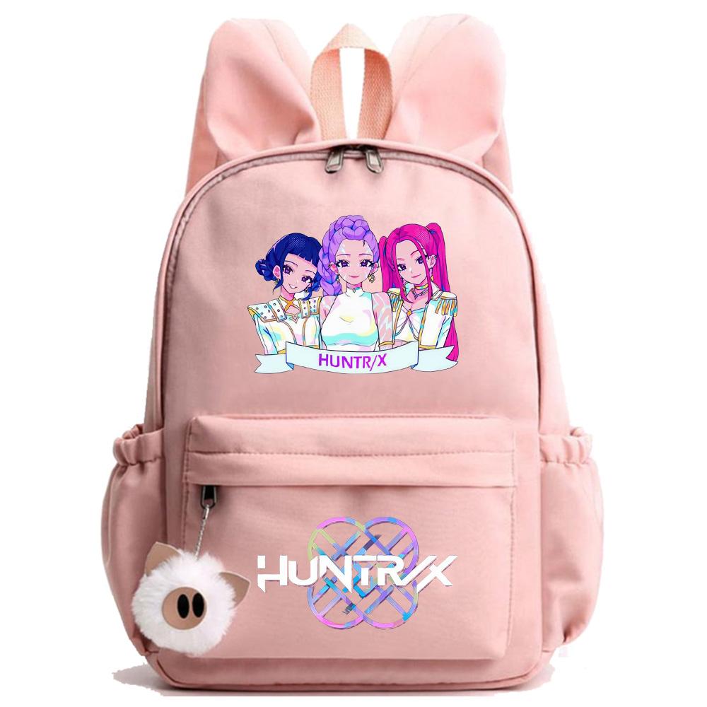 Anime Cute K-Pop Printed Backpack Student Teenager Bookbag for Boy Girl Schoolbag Kid Gift Women Large Capacity Travel Bag Mochila