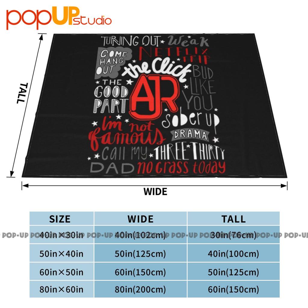 Ajr The Click Music Ultra-Soft Blanket Quilt Winter Sofa Cover Bed Covers
