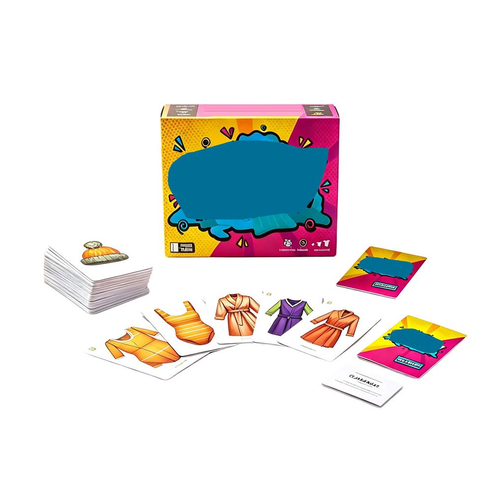 Familienkarte für Eltern und Kinder - Interaktives Kartenspiel für die Nacht