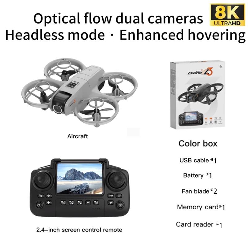 YL3 Mini With LED Foldable Drone GPS 8K HD Dual Camera Brushless Motor Obstacle Avoidance Foldable Quadcopter Dron RC Toys Gifts