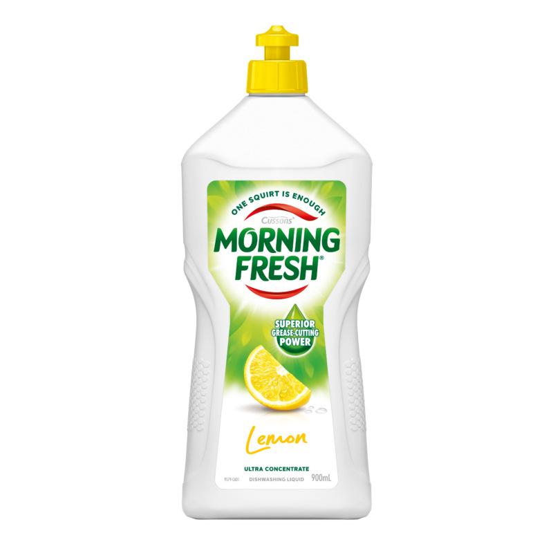 In stock: Morning Fresh Ultra Concentrated Dish Soap (Lemon/Original) 900ml - Imported from Australia.