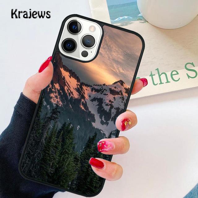 Anime Natural Landscape Soft Phone Case For iPhone 17 Air 16 15 14 Max Plus 11 12 13 Pro Max Phone Cover Fundas