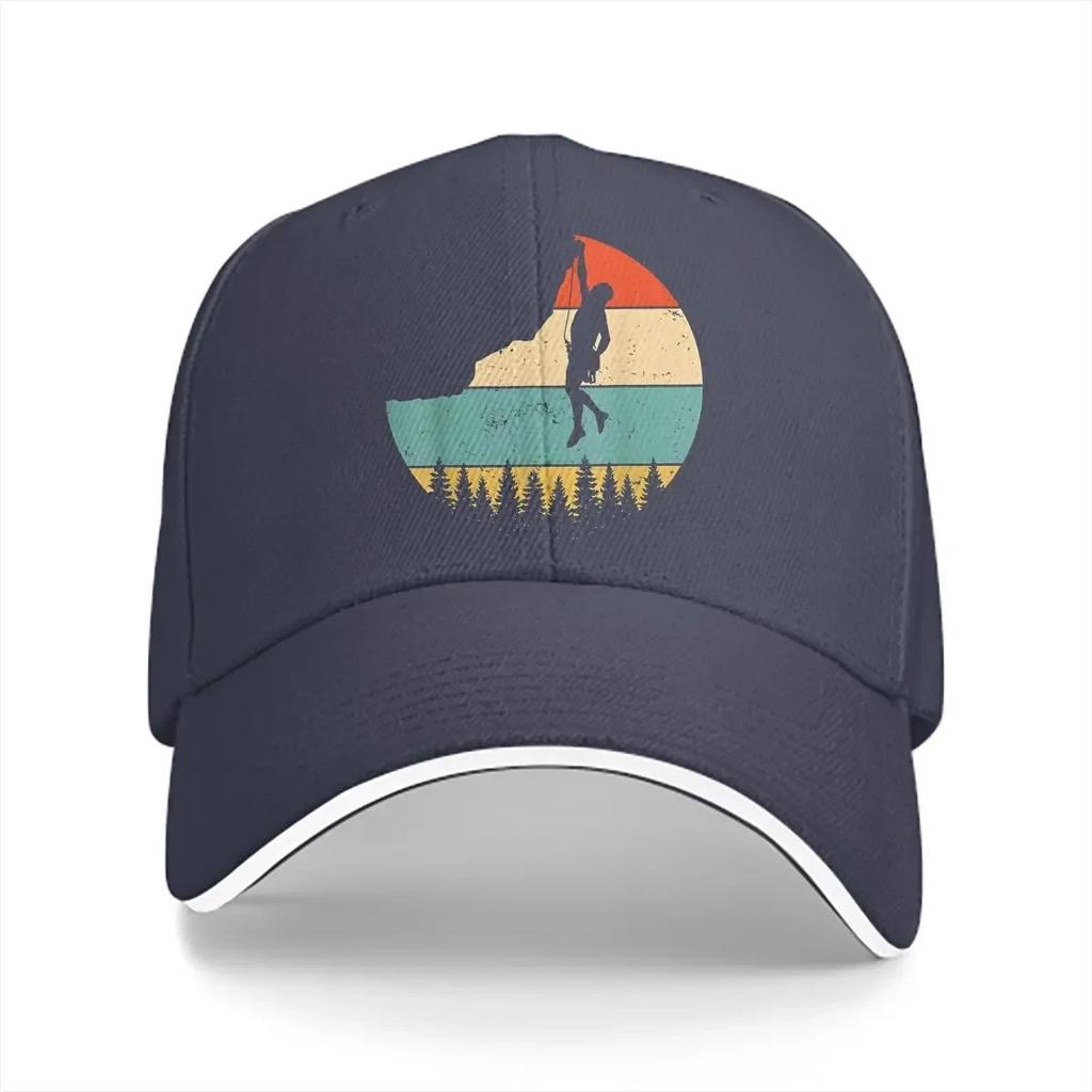 Lezecká retro západ slunce kšiltovka Unisex klobouky Dámské ochrana proti slunci Snapback Lezecké kšiltovky