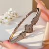 Cross Flower Zircon Bracelet: Light Luxury Mother-of-Pearl Four-Leaf Clover Jewelry