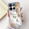 For Motorola Moto G86 G56 5G Case 2025 Fashion Flower Marble Sunset Capa Soft Silicone Phone Cover For MotoG56 MotoG86 5G Bumper