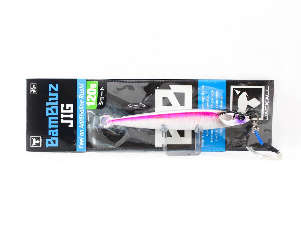 Jackall Metal Jig Bambluz Short 120 grams UV Laser Pink (2704)