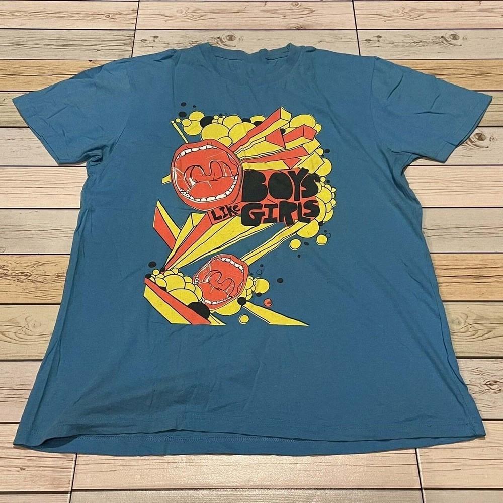 Boys Like Girls Band 100% Cotton Full Size Shirt Gift For Fan Unisex T-Shirt S