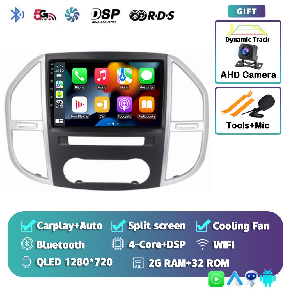 

Android 14 Carplay Автомагнитола для Mercedes Benz Vito 3 W447 2014-2020 Навигация Мультимедиа Видеоплеер Стерео Головное Устройство BT