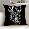 classic band Arch Enemy Cushion Cover Soft  EasyWash Pillow Case  Versatile for Couch Bed Travel and Office