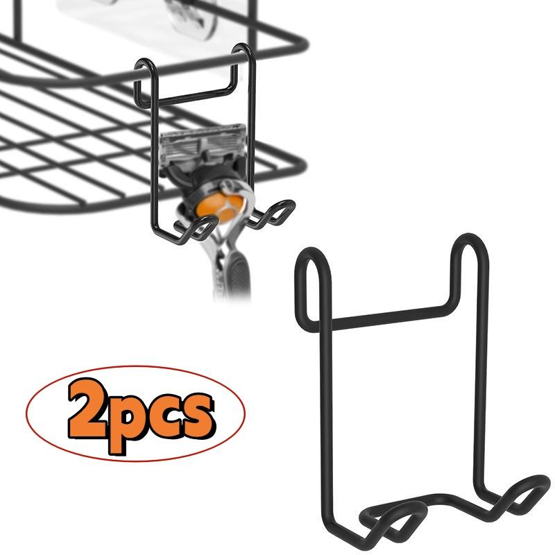 

2/4Pcs Stainless Steel Corner Shelf with Hooks Door Back Kitchen Garbage and Trash Bag Holder Hanging Rack Bracket