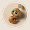 Vintage Snake Charm Keychain Chinese Zodiacs 2025 Festive Car Keyring Accessory Handmade Mobile Phone Chain Ornament