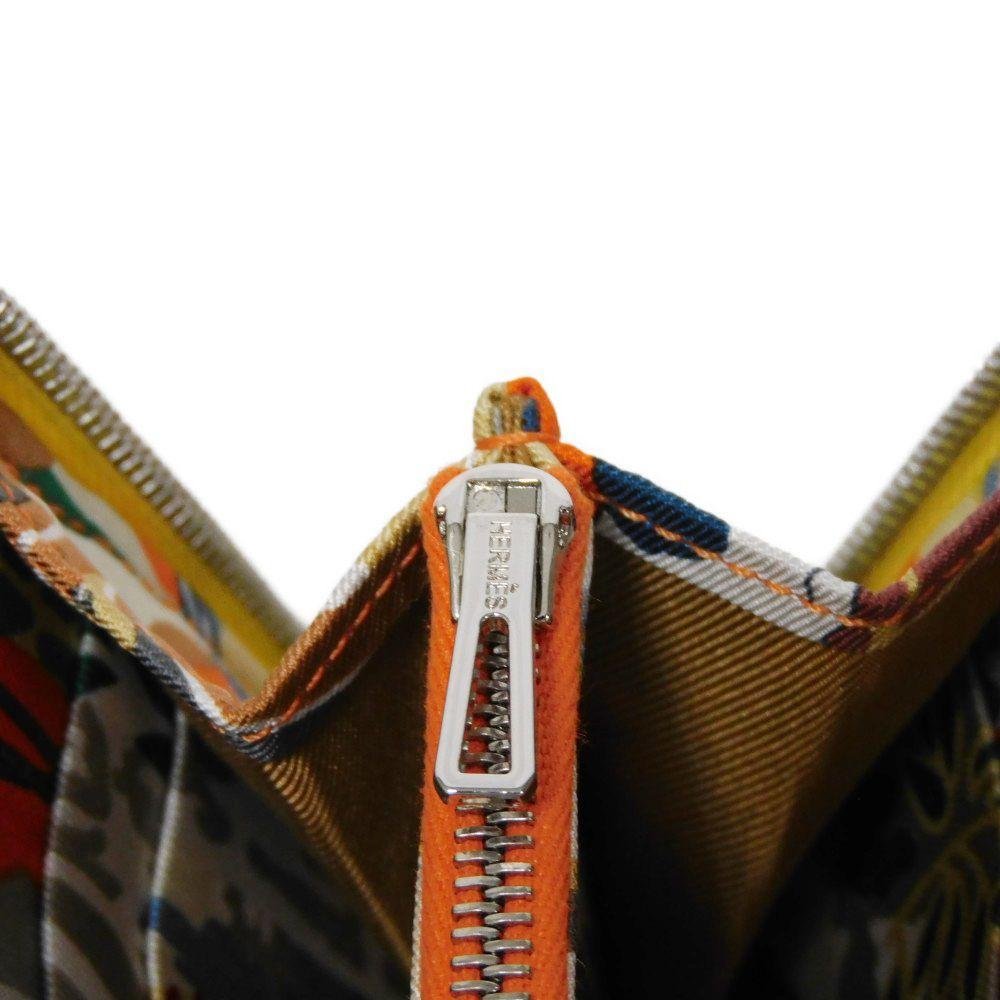 Used 9212 Azap Long Silk In 7940 Multicolor Zip Around Bag, Excellent Condition Henri Verite 13999 14023 Lime B Unisex