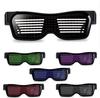 Led Party Led Glasses Bluetooth Glasses Glasses Flashing LED Sunglasses Light Up Glasses To Make Chemical Glasses Crazy [zhonghua] Glasses,