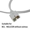 Compatible for BCI NELLCOR Without Oximax Patient Monitors, Disposable SPO2 Probe Sensor, SPO2 Finger Sensor,  Blood Oxygen Saturation Data Monitoring
