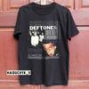 Unisex Shirt Cotton Oversize Large Size Deftones Band Around the Fur Black