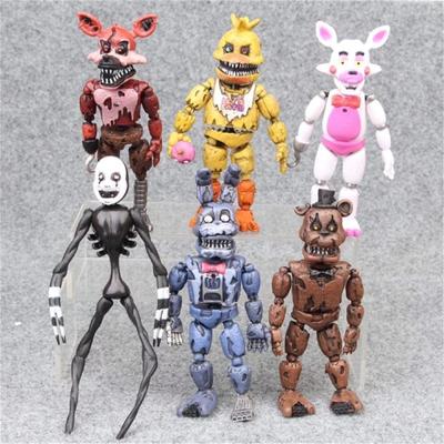 Action-Figuren Spielzeug Security Breach Serie Glamrock Foxy PVC Puppe für Kind Geschenk