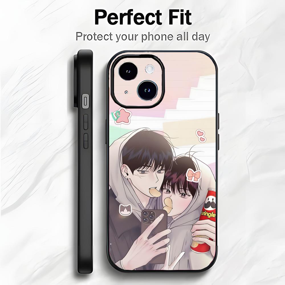 Romantic Korean Manhwa M-Mondays Savior Phone Case Phone Case Soft Packaging Lightweight For iPhone17 16 15 14 13ProMax