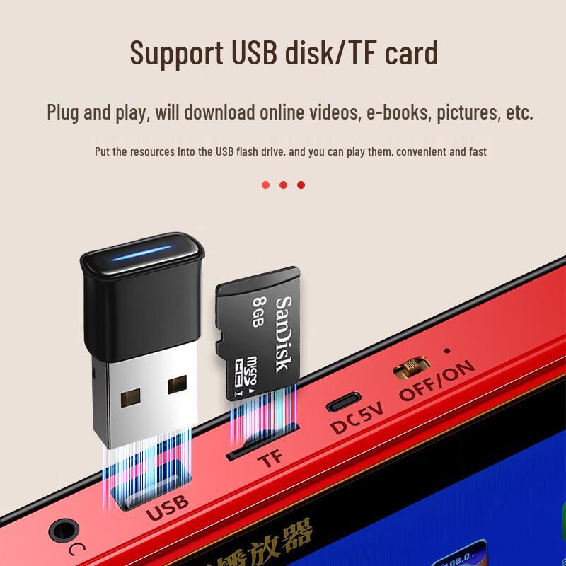 SAST P101S Portable Senior Multimedia Player CN plug (adapter included)
