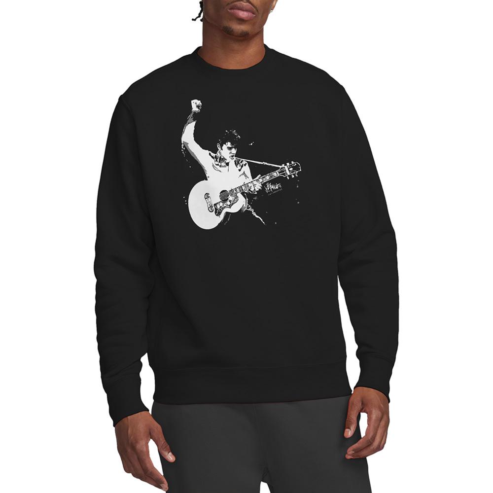 Elvis Presley Unisex Adult Guitarman Sweatshirt
