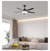 Integrated LED Ceiling Fan with Remote Control for Living Room, Classroom, or Study