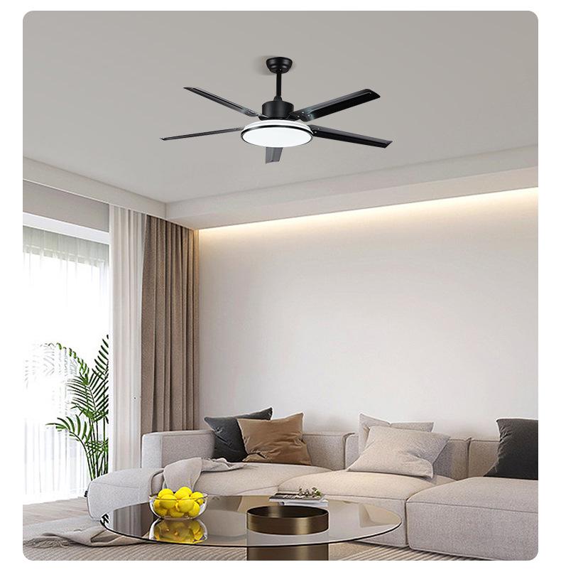 Integrated LED Ceiling Fan with Remote Control for Living Room, Classroom, or Study